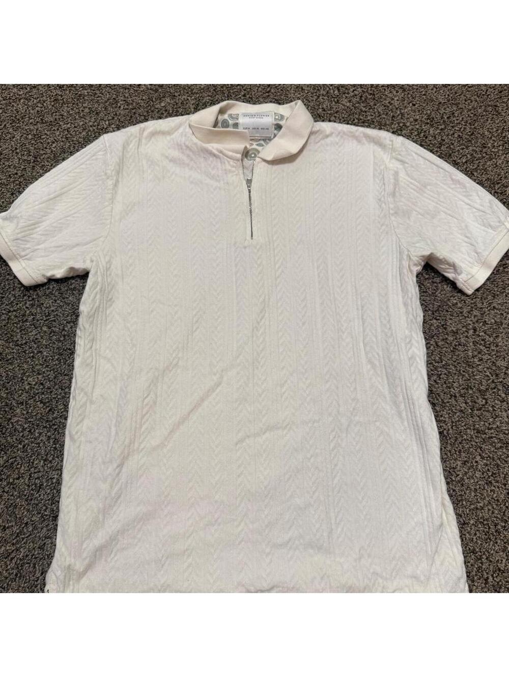 Denim And Flower Men's White Polo-shirt